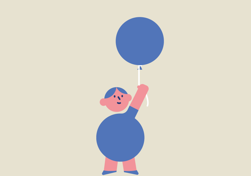 Boy with a balloon