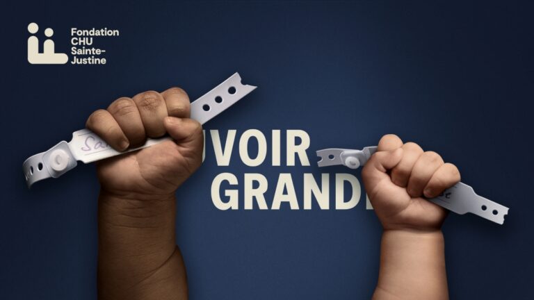 La Fondation CHU Sainte-Justine lance la campagne publicitaire Voir ...