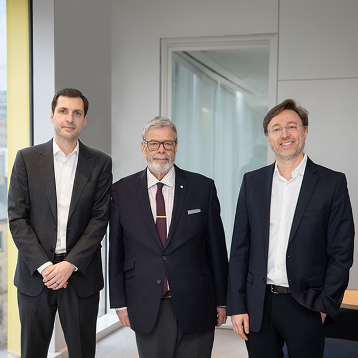 Dr Gregory Costain, Dr Richard Reznick et Dr Philippe Campeau
