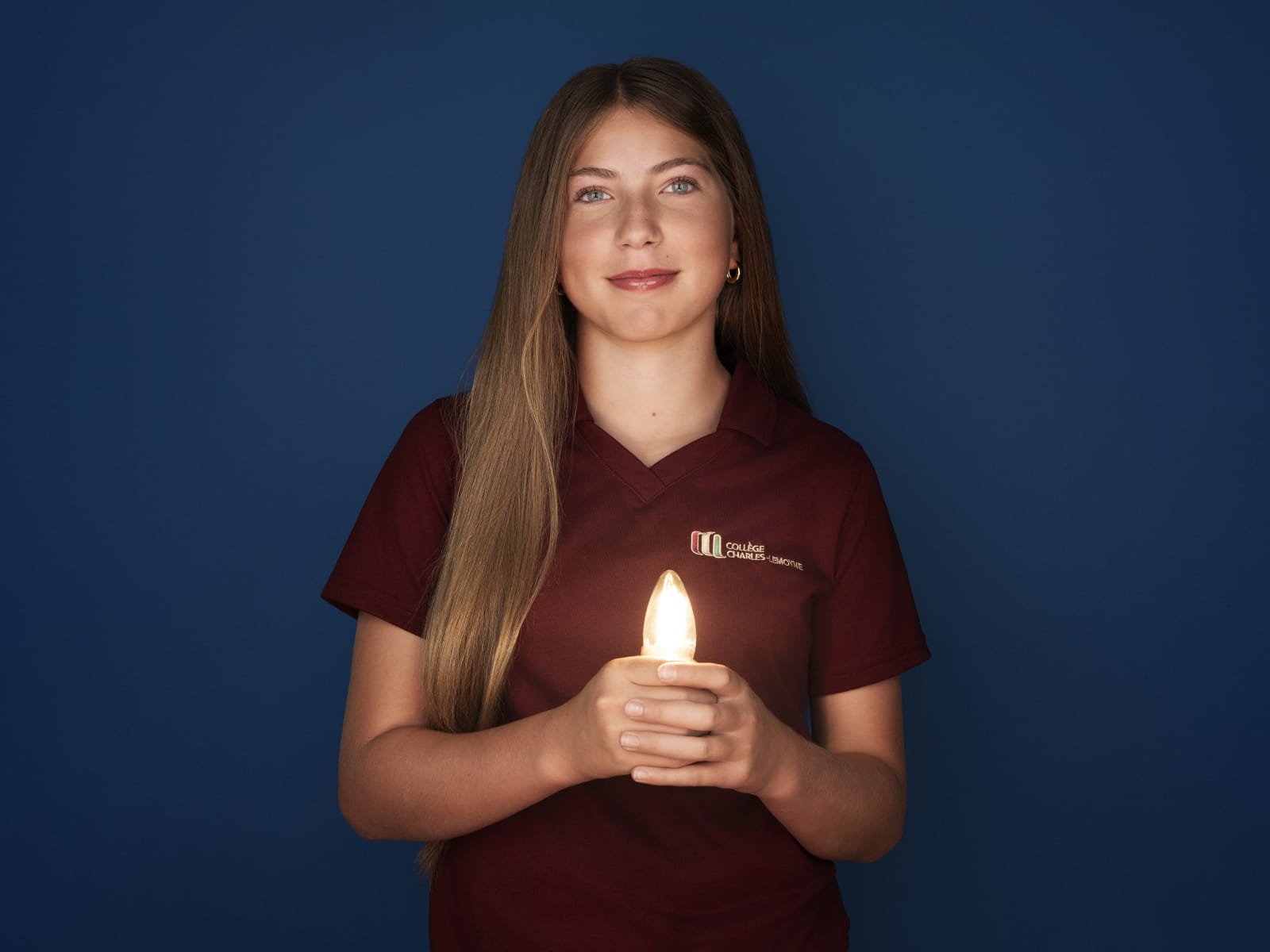 Layla, 13 ans, élève au Collège Charles-Lemoyne