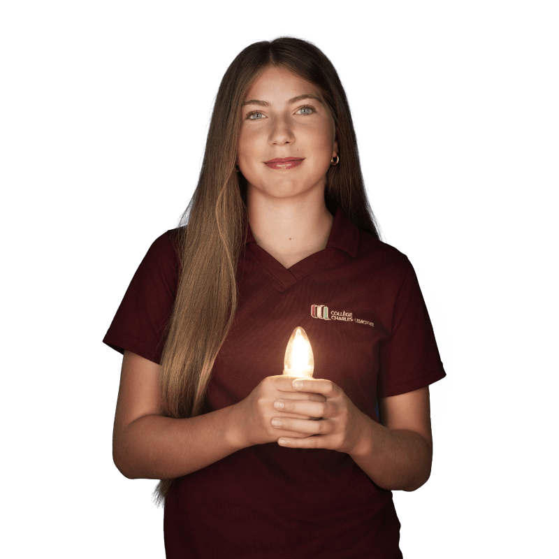 Layla, 13 ans, ambassadrice du Grand sapin jeunesse