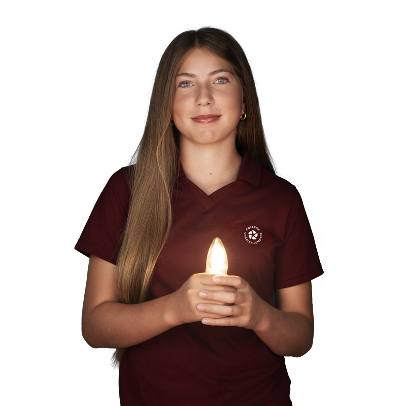 Layla, 13 ans, ambassadrice du Grand sapin jeunesse